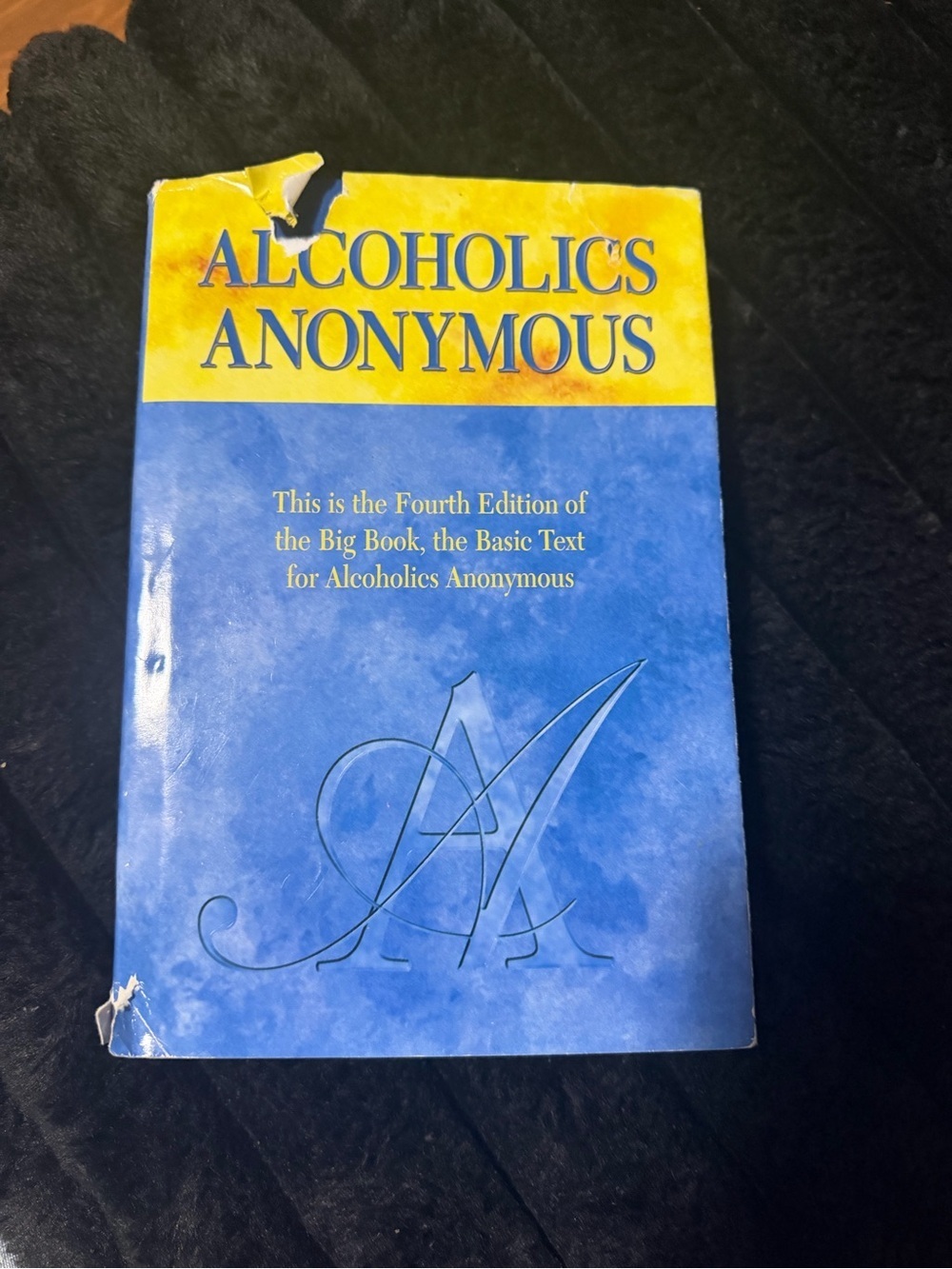 Alcoholic’s Anonymous Big Book 4th Edition Hard Cover .